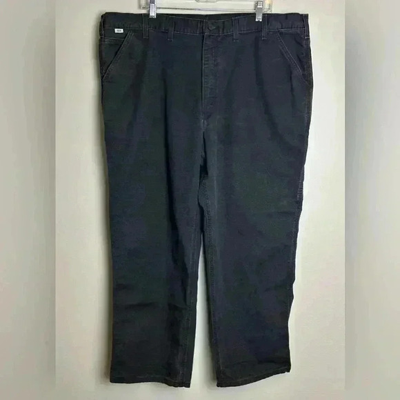 Carhartt Duck Flame Resistant 8-Pocket Utility Work Pants Black 44x30 NFPA 2112 - Picture 1 of 12